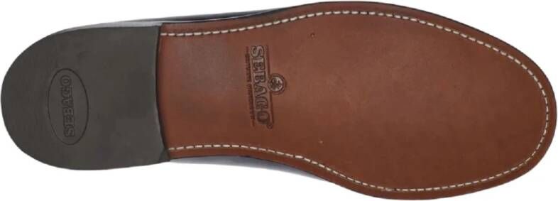 Sebago Klassieke Loafer met Franjes van Leer