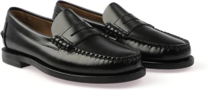 Sebago Klassieke Zwarte Mocassins Black Heren
