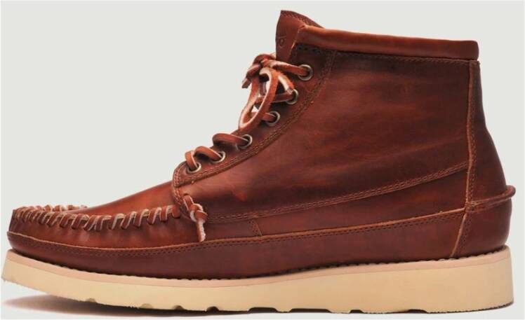 Sebago Leren Derbies in Native American-stijl Bruin Heren