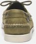 Sebago Handgemaakte Groene Leren Bootschoenen Green Heren - Thumbnail 4