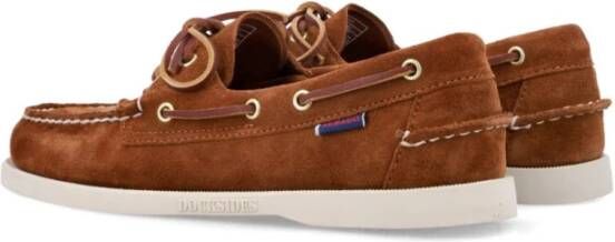 Sebago Platte Mocassin Docksides voor Yachting