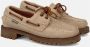 Sebago Beige Suède Mocassins Comfort Stijl Beige Dames - Thumbnail 2