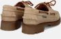 Sebago Beige Suède Mocassins Comfort Stijl Beige Dames - Thumbnail 4