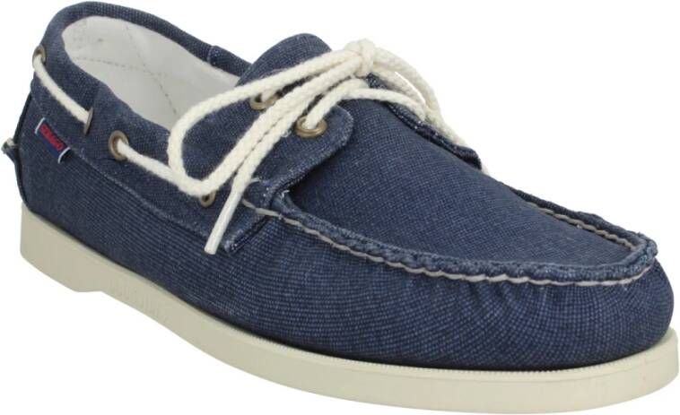 Sebago Sailor Shoes Blue Heren