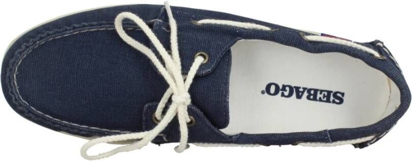 Sebago Sailor Shoes Blue Heren