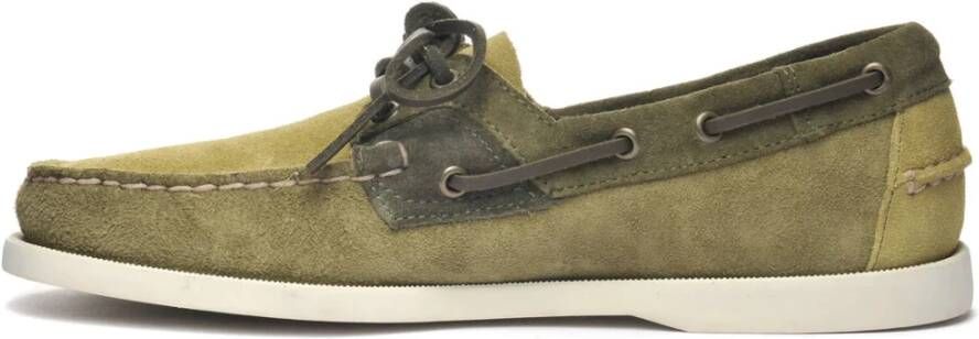 Sebago Sailor Shoes Green Heren