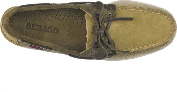 Sebago Sailor Shoes Green Heren