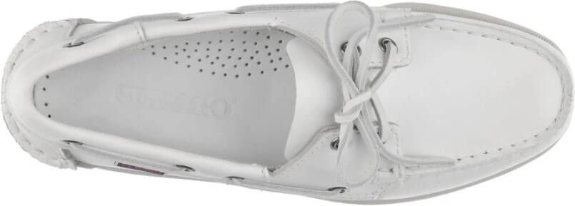 Sebago Sailor Shoes White Heren