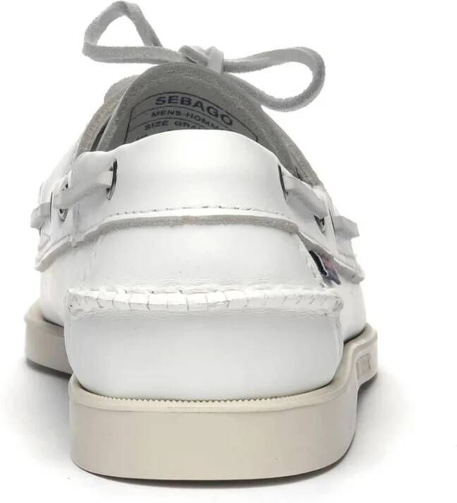 Sebago Sailor Shoes White Heren