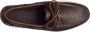 Sebago Donkerbruine Gestructureerde Loafer Brown - Thumbnail 15