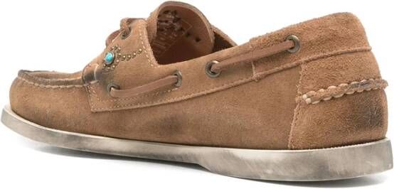 Sebago Suède Leren Rubberen Zool Schoenen