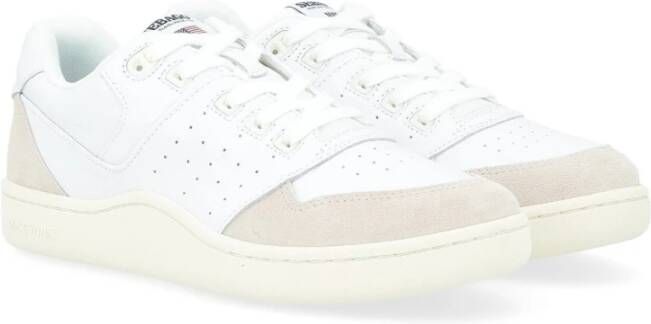 Sebago Witte Leren Sneaker Hurricane Model White Heren