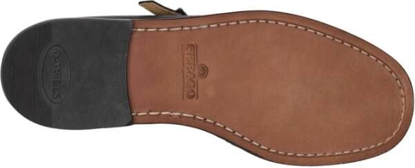 Sebago Zwarte Leren Ballerina Schoenen