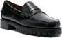 Sebago Zwarte leren platte schoenen voor het winterseizoen Black - Thumbnail 12