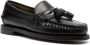 Sebago Zwarte Leren Kwast Slip-On Schoenen Black - Thumbnail 5