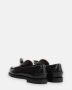 Sebago Zwarte Leren Kwast Slip-On Schoenen Black - Thumbnail 10