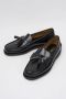 Sebago Zwarte Leren Penny Loafer Schoenen Black Dames - Thumbnail 3