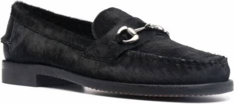 Sebago Zwarte Panther Horsebit Loafers Black Heren