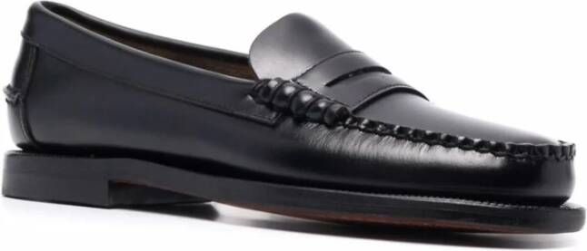 Sebago Zwarte platte schoenen Black Dames