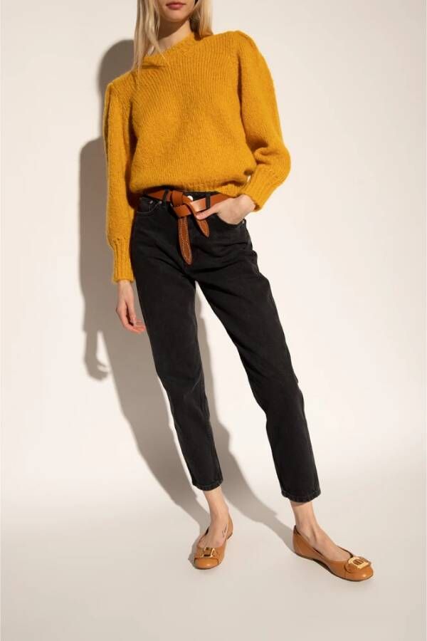 See by Chloé Chany Leather Ballet Flats Bruin Dames
