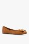 See by Chloé Chany Leather Ballet Flats Bruin Dames - Thumbnail 9