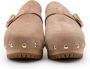 See by Chloé Studded Leren Klompen Beige Dames - Thumbnail 2