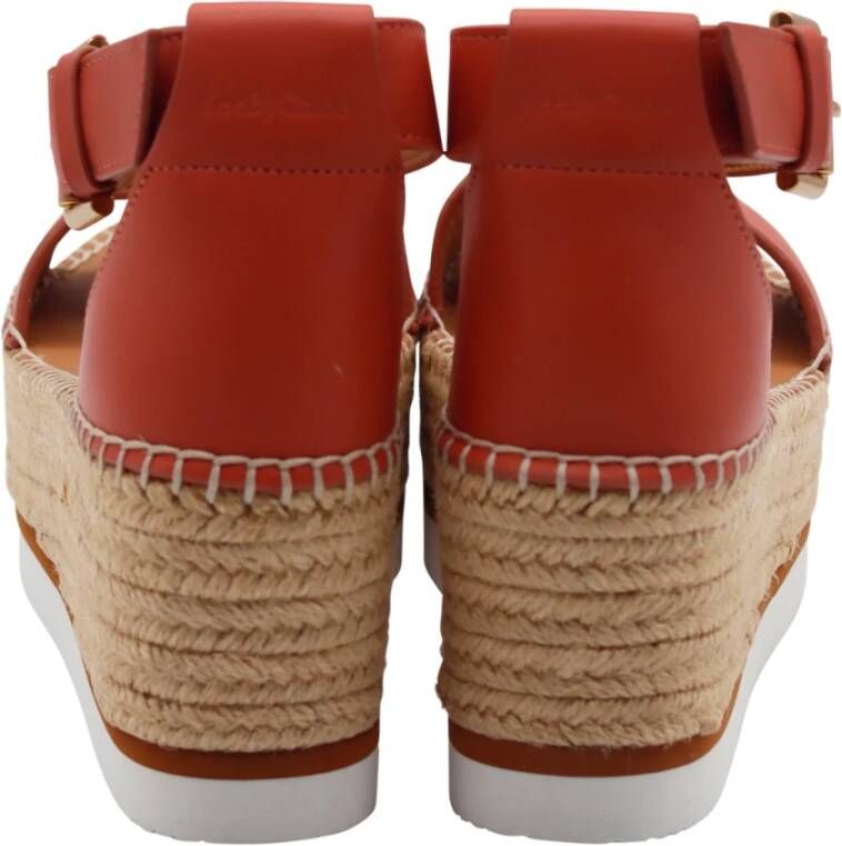 See by Chloé Flat Sandals Rood Dames