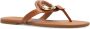 See By Chloé Hana Teenslippers Zomer slippers Dames Camel - Thumbnail 12