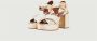 SEE BY CHLOÉ See By Chloé Sandalen Dames Lyna Sandaal Maat: 41 Materiaal: Leer Kleur: Goud - Thumbnail 8