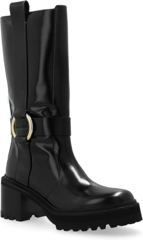 See by Chloé Laarzen Ring Black Dames