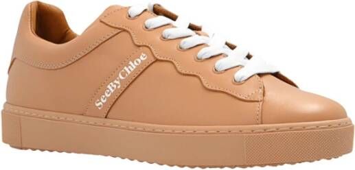 See by Chloé Lederen sneakers Beige Dames