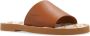 See by Chloé Leren slippers met logo Brown Dames - Thumbnail 4