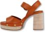 See by Chloé Oranje Hak Sandaal Brown Dames - Thumbnail 2