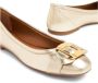 SEE BY CHLOÉ See By Chloé Ballerina Dames Chany Maat: 38 Materiaal: Leer Kleur: Goud - Thumbnail 12