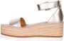 SEE BY CHLOÉ See By Chloé Espadrilles Dames Glyn Maat: 41 Materiaal: Leer Kleur: Goud - Thumbnail 10