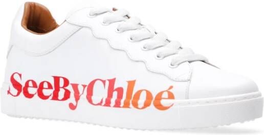 See by Chloé Veterschoenen met logo White Dames