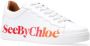 See by Chloé ‘Essie’ sneakers met logo Wit Dames - Thumbnail 5