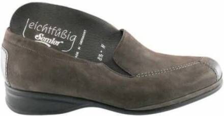 Semler Donkergrijze Mocassins