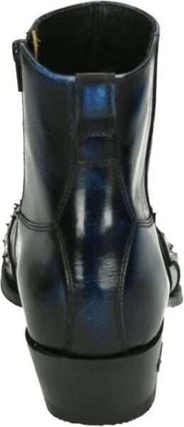 Sendra Blauw Leren Herenlaarzen