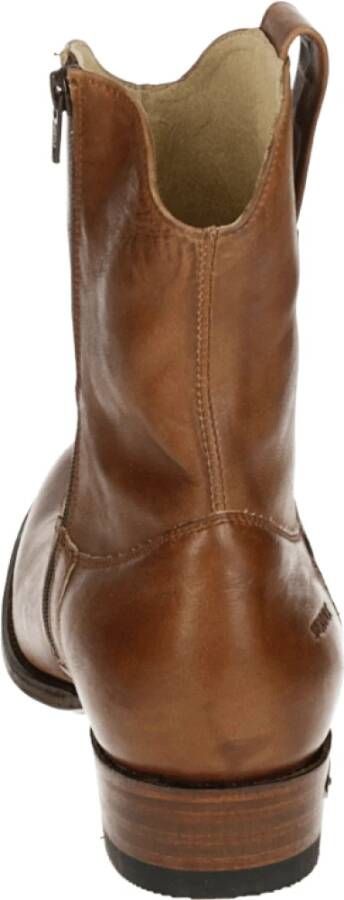 Sendra Heren Leren Laarzen Cognac Kleur