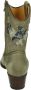Sendra Western Dameslaars in Groen Nubuck - Thumbnail 2