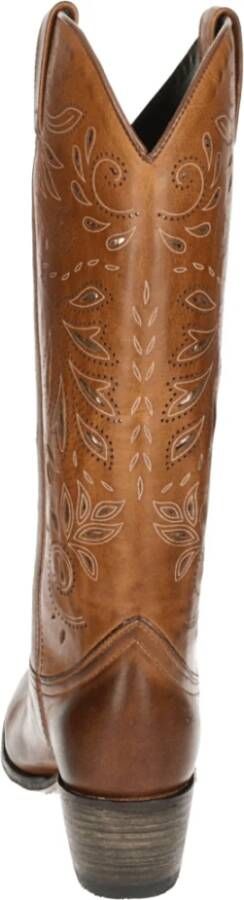 Sendra Western Leren Laars Cognac Kleur