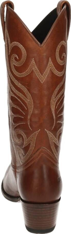 Sendra Western Leren Laars Cognac Kleur