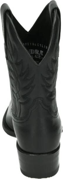Sendra Western Leren Laars Zwart