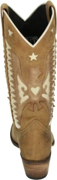 Sendra Westernlaars in Cognac Nubuck