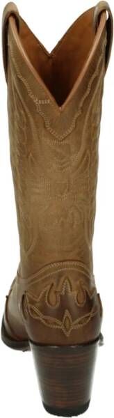 Sendra Westernlaars in cognac nubuck leer