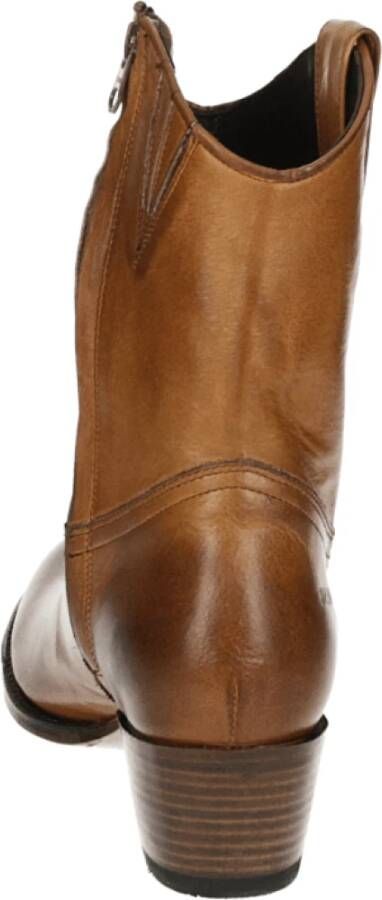 Sendra Westerse Leren Laars Cognac Kleur