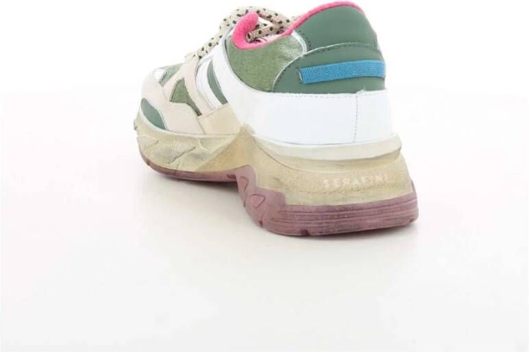 Serafini Dames Khaki Sneakers