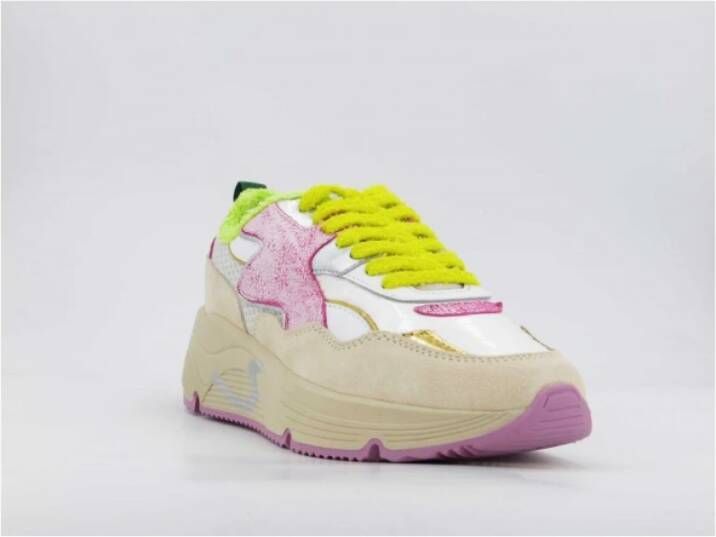 Serafini Malibù Sneaker in wit fuchsia beige Multicolor Dames