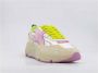 Serafini Malibù Sneaker in wit fuchsia beige Multicolor Dames - Thumbnail 2
